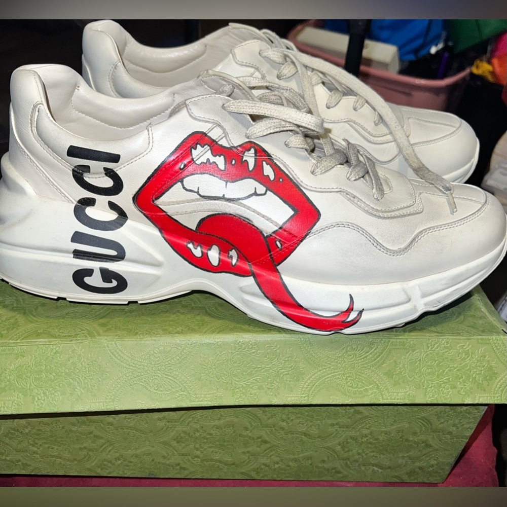 Size 13 Gucci Rython Sneakers